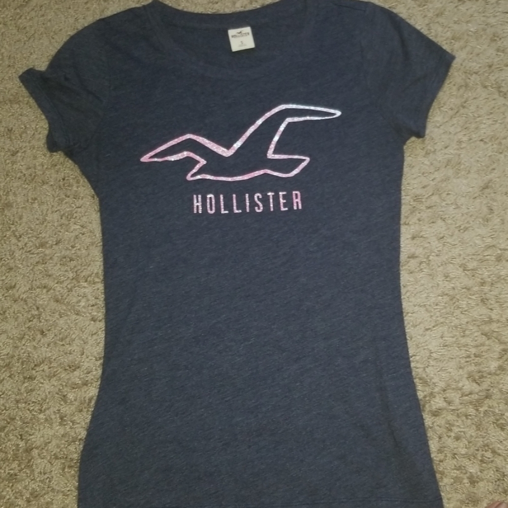 Navy Glitter Tee
